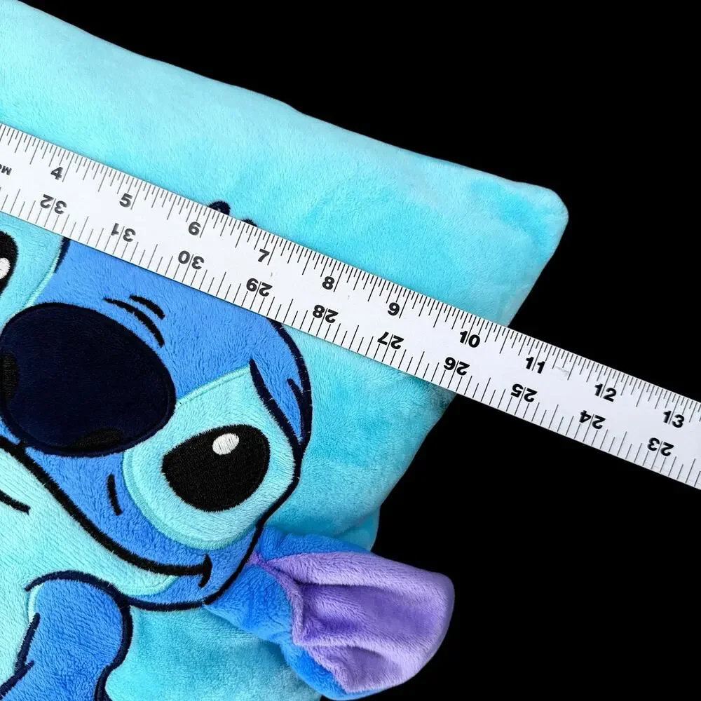 Disney Stitch Plush Throw Pillow Cushion Blue Lilo & Stitch 11x15 In 2023